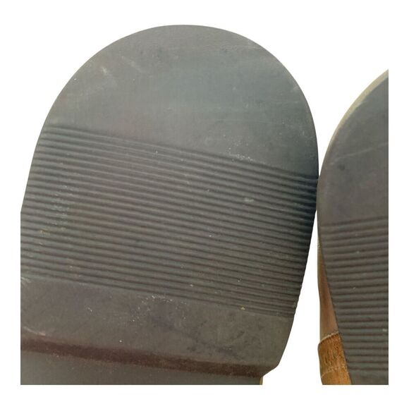 Cole Haan G2 Men's Shoes 10 D Almond Toe Lace Up Suede Oxfords Khaki Two Toned - Picture 15 of 16